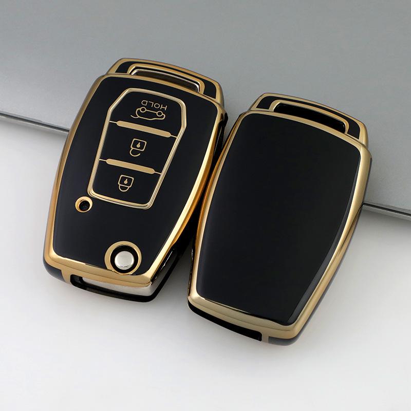 TPU Soft Rubber Key Cover for SsangYong Korando/Rexton - Ideal for Cross-Border Exports to Korea