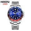 New Fashionable Round Men'S Watch Rotating Bezel Waterproof Automatic Mechanical Watch Men'S Watch