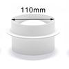 Check Valve Ventilation Pipe Proof Valve Replacement ABS 80-200mm Ducting Connector Exhaust Fan Pipe Home Improvement New