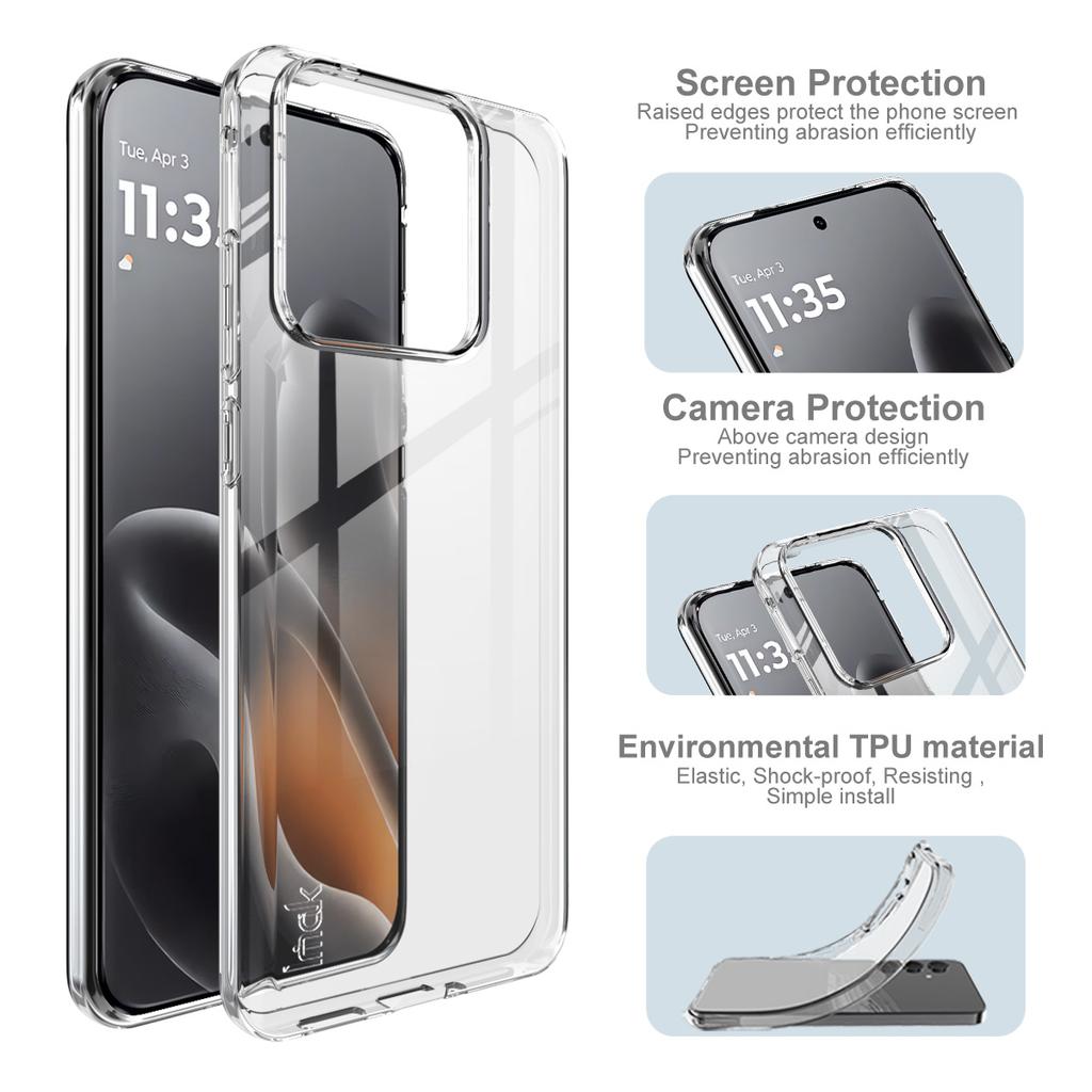 Für Moto Edge 70 Fusion 5G Handyhülle IMAK Soft Slim Case UX-10 Serie