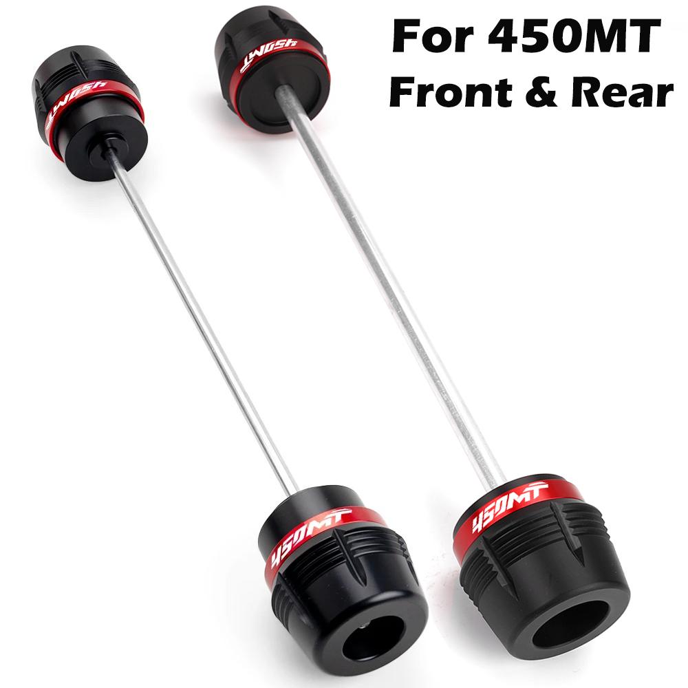 For CFMOTO 450MT 450 MT MT450 2024 2025 2026 Motorcycle Accessories Front Rear Wheel Axle Fork Slider Crash Falling Protection