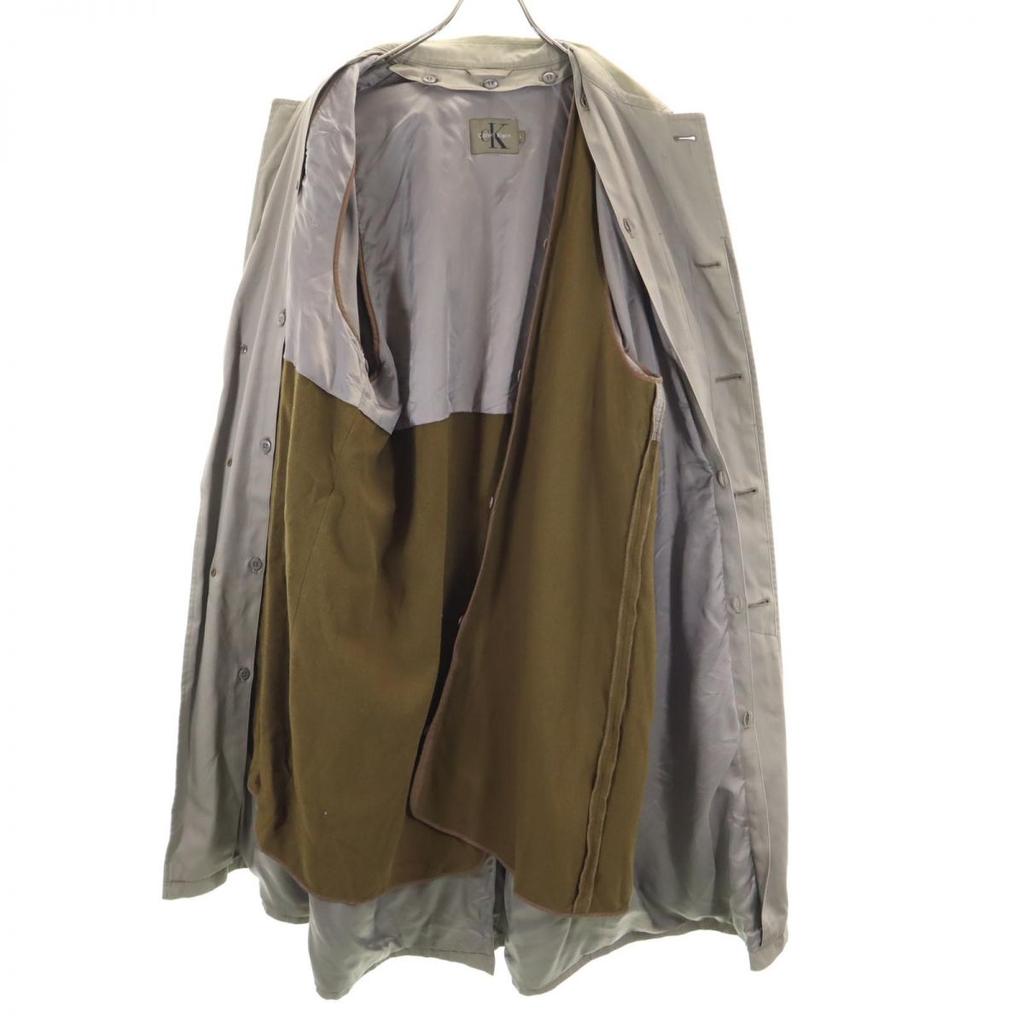 Calvin klein made in Japan With liner Stainless collar coat L Beige Men's Used