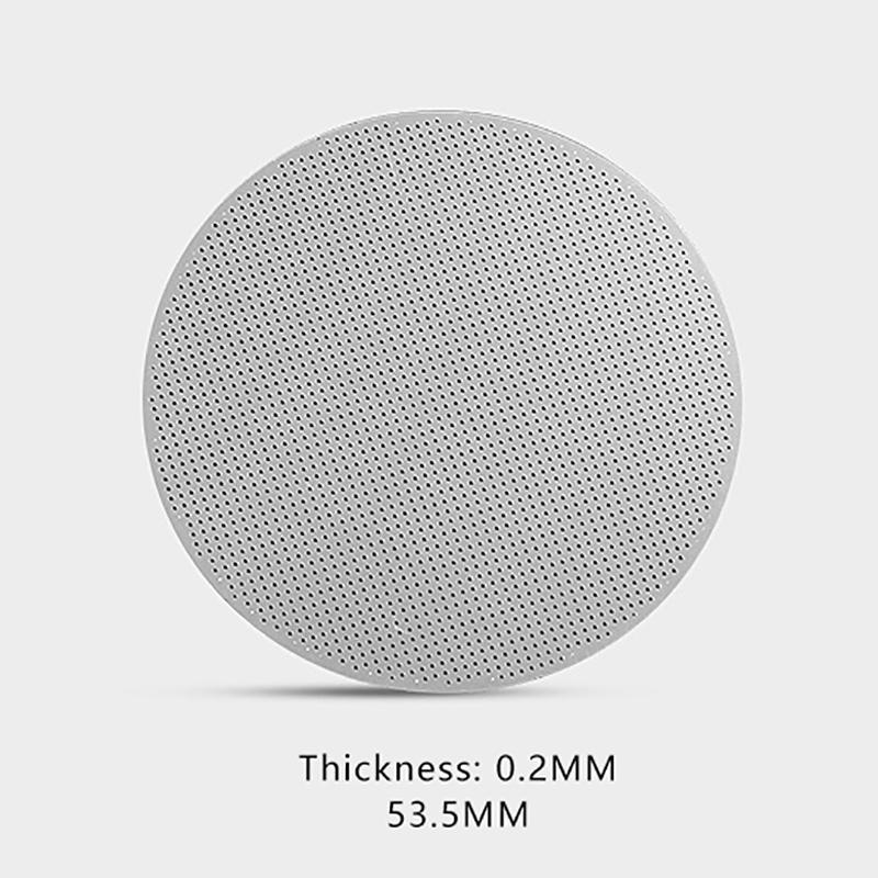 

Reusable Coffee Filter 51/53/58mm Heat Resistant Mesh for Coffee Pot & Machine Handle Puck Screen - Durable Coffee Filter Screen
