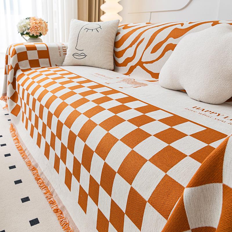 

Простой стиль, римская жизнь, диванное полотенце, четыре сезона, универсальный универсальный чехол, пылезащитный чехол, против царапин 180*130cm