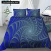 Set Copripiumino Geometrico King Size Tonalità Bianco Oro Set Biancheria da Letto Bohemien Morbido Copripiumino con Federa Copripiumino Singolo