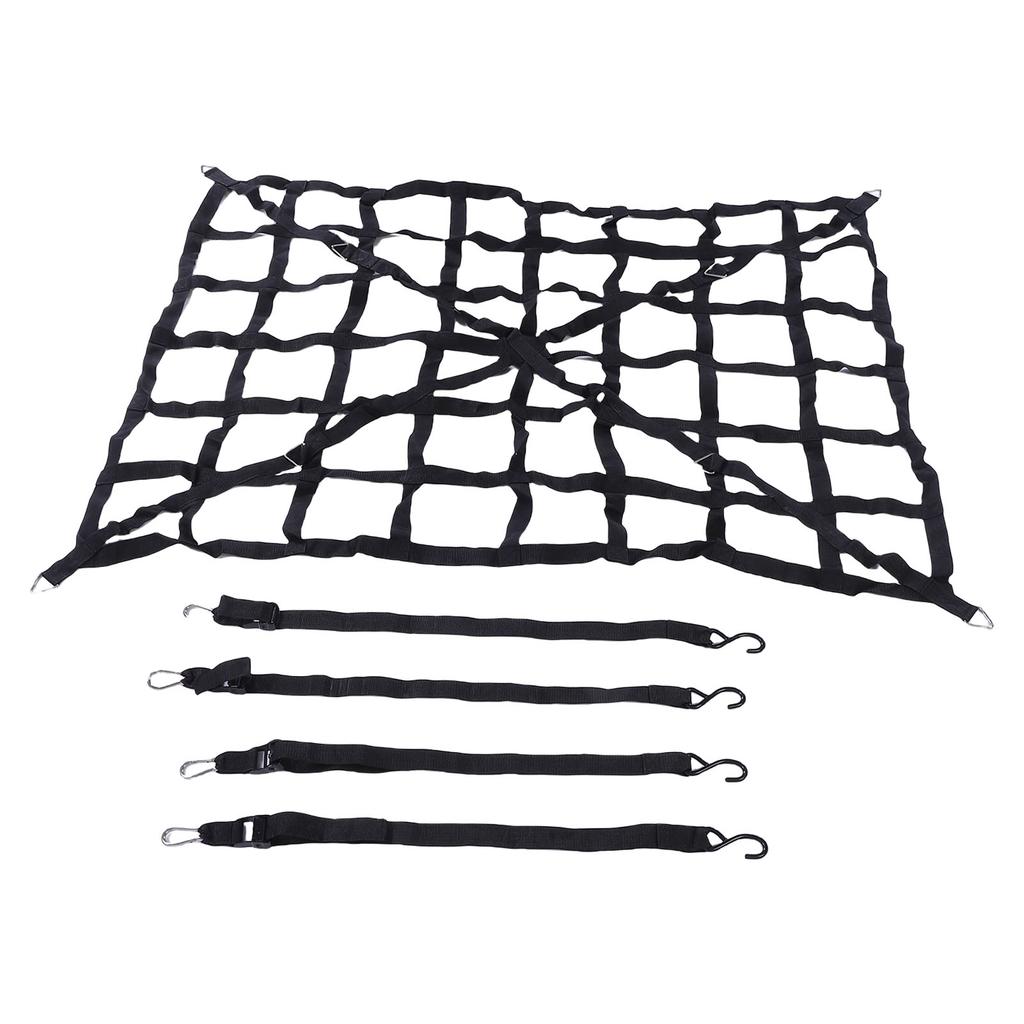 Pickup Net Strong Load Bearing Multifunctional Heavy Duty Roof Rack Basket Net with S Hook