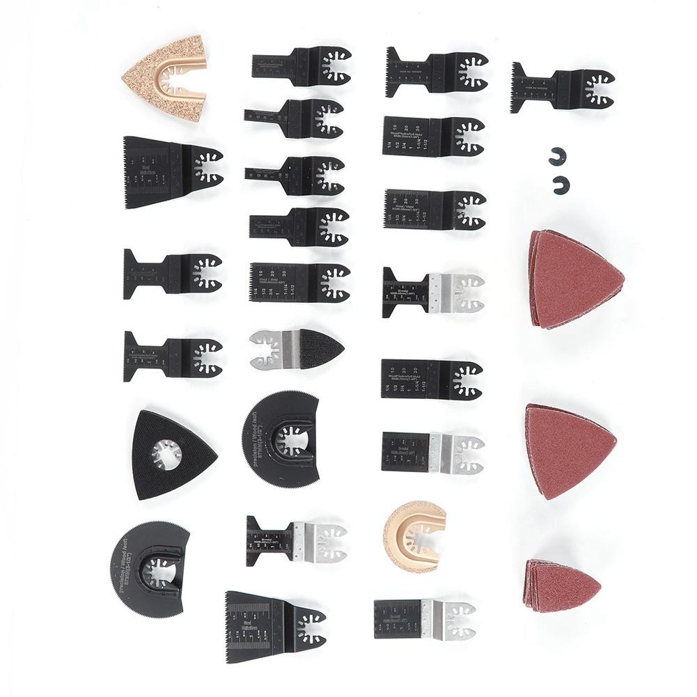100 buc Pânze de ferăstrău oscilant universal Oțel carbon ridicat Instrument de tăiat pentru lemn Plastic PVC