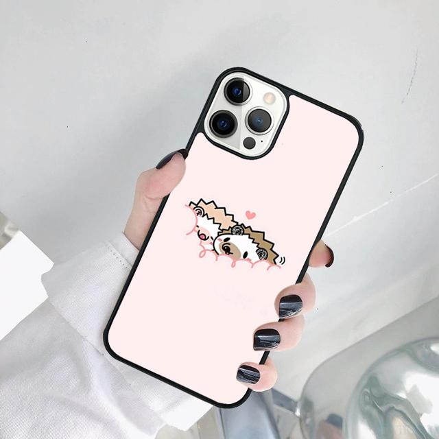 Hedgehog and Balloon Phone Case Cover For iPhone 17 Air 15 Pro MAX 16 Plus 14 12 11 13 Coque
