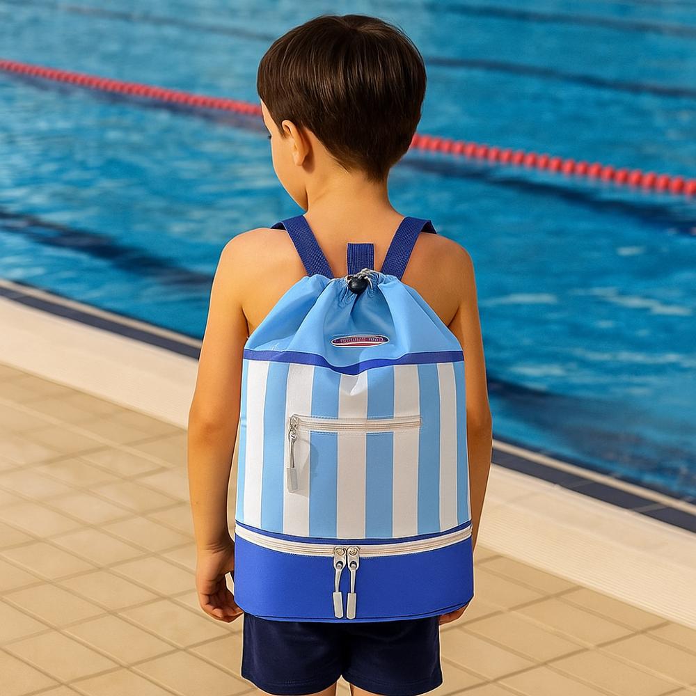 Dry/Wet Separation Children's Swimming Backpack Lightweight Beach Backpack  for Business Trips