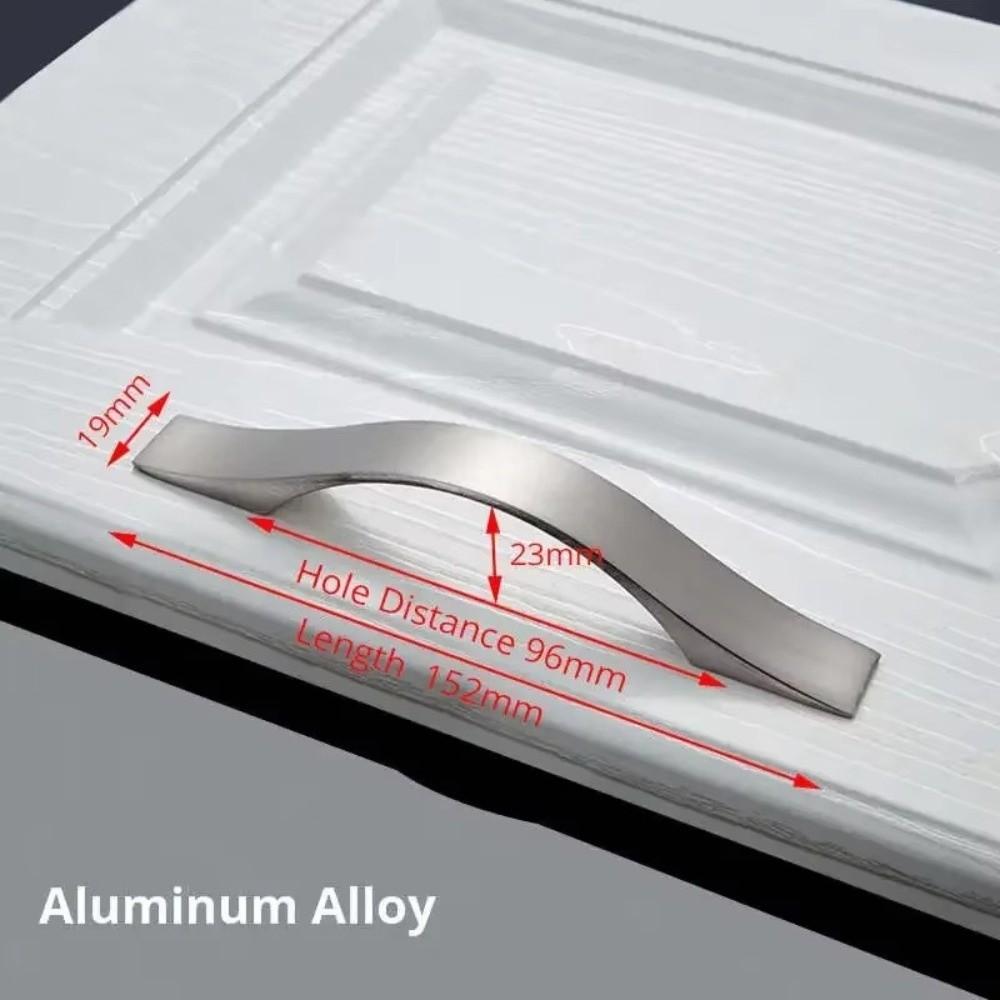 Aluminum Alloy Drawer Pull Handle European Style Wardrobe Door Handle  Wardrobe Door Hardware