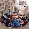 Customizable C-Chucky1 Round Non-Slip Carpet - Ideal for Garden, Picnic, Office, Perfect for Decoration, Suitable For All Seasons