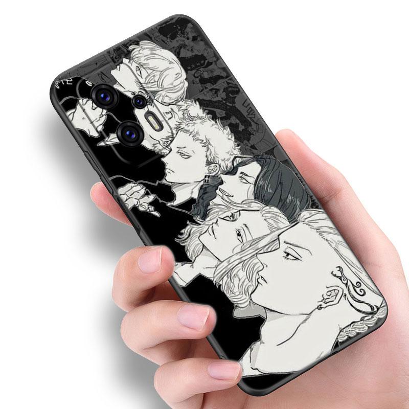 Tokyo Avengers Anime Phone Case For Xiaomi POCO F2 F3 M2 M3 M4 X3 X4 Pro NFC F4 GT 5G F1 X2 C3 C31 C40 M5S Soft TPU Black Cover