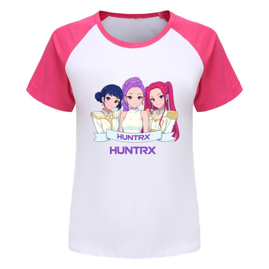 5026 Kids Girls Rumi Zoey Mira Print Raglan Short Sleeves T-Shirt
