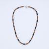 GAVU Men's 50cm Tiger Eye and Onyx Power Stone Necklace for Increased Fortune