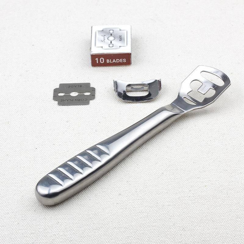 

Аппарат для педикюра для ухода за ногами, резак для жесткой кожи, бритва для удаления кутикулы, 10 инструментов для кукурузных лезвий