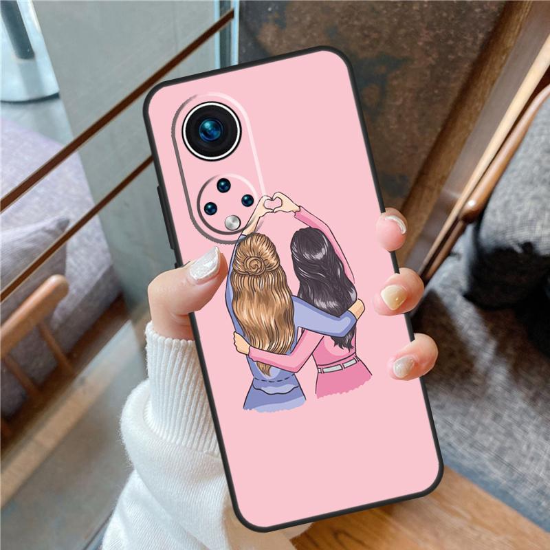 Best Friends BFF Matching For Honor Magic 8 Pro 5 6 7 Lite Case Cover For Honor 90 70 50 400 200 X8a X8b X9a X9b X9c