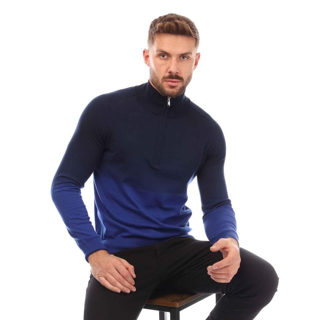 Boss Mens Gesso Half Zip Sweatshirt