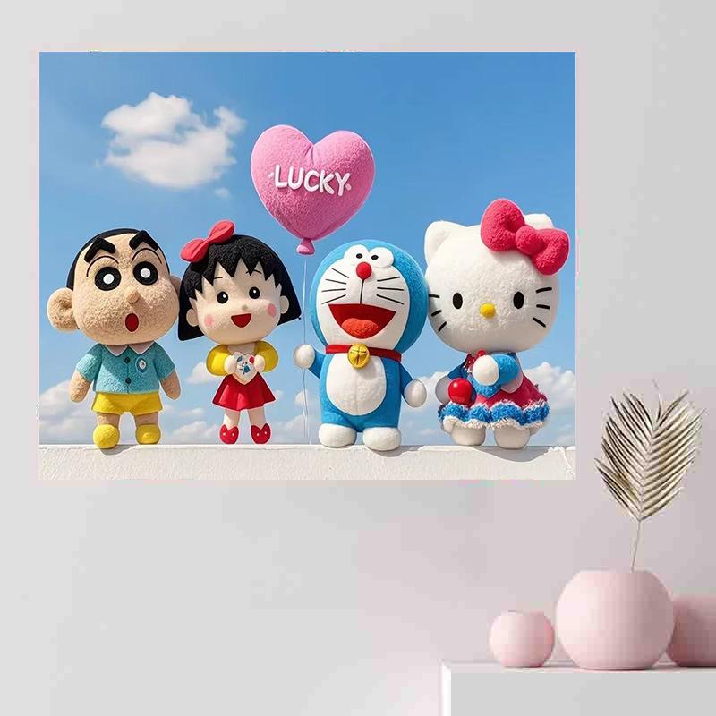40X50Cm Diamond Painting Large Size Diamond Sticker Bedroom Living Room Decorative Painting With Photo Frame