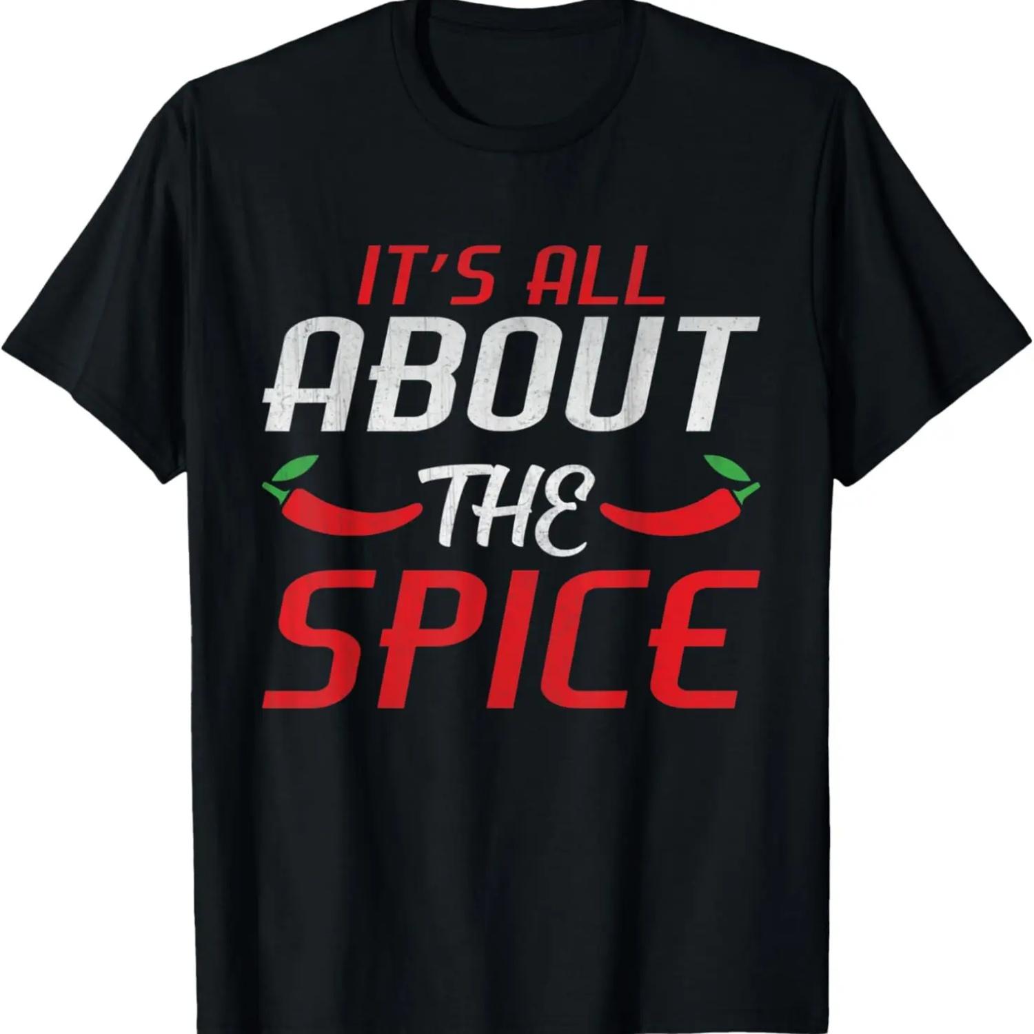 It s All About the Spice Funny Cooking Gift T-Shirt S чёрный