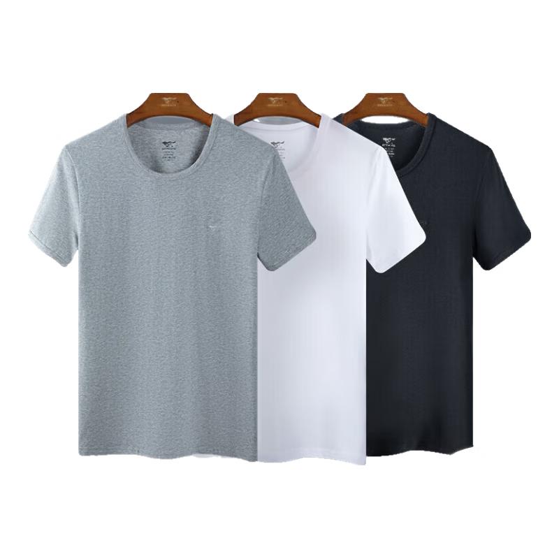 T-shirt da uomo a maniche corte 100% cotone