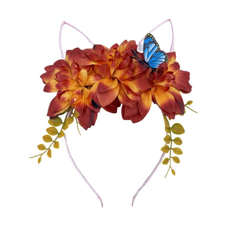 Kids Rabbit Ear Scrunchie Party Cat Ears Dress Up Hair Accessories