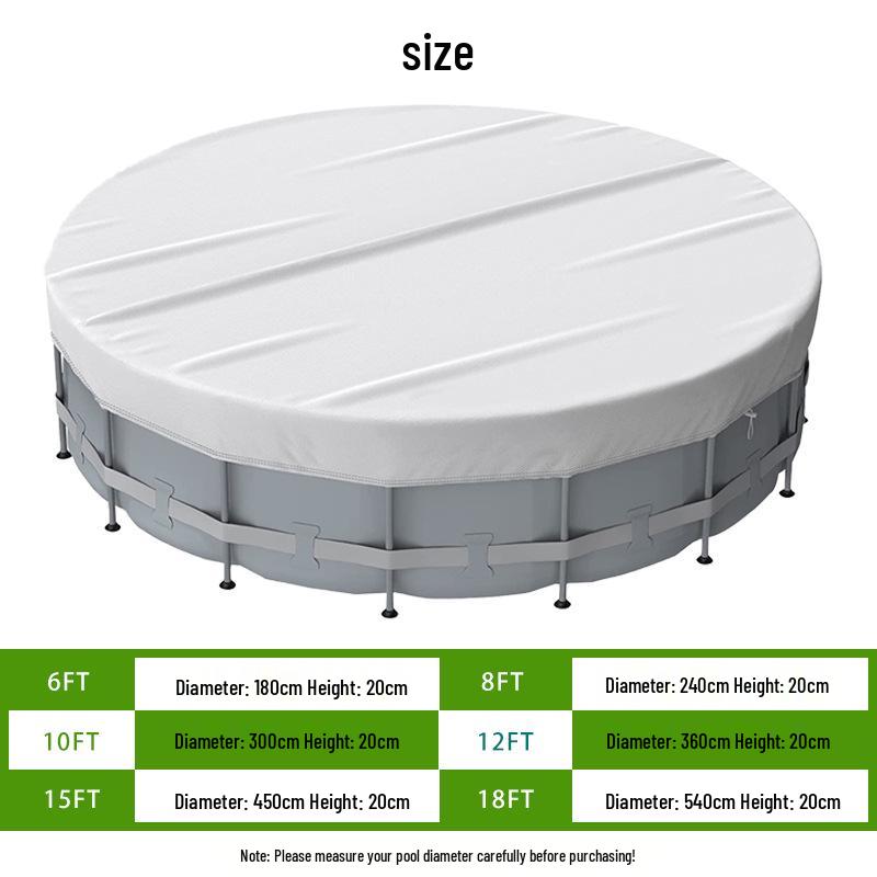 Waterproof Silver-Coated Outdoor Patio Pool & Furniture Cover