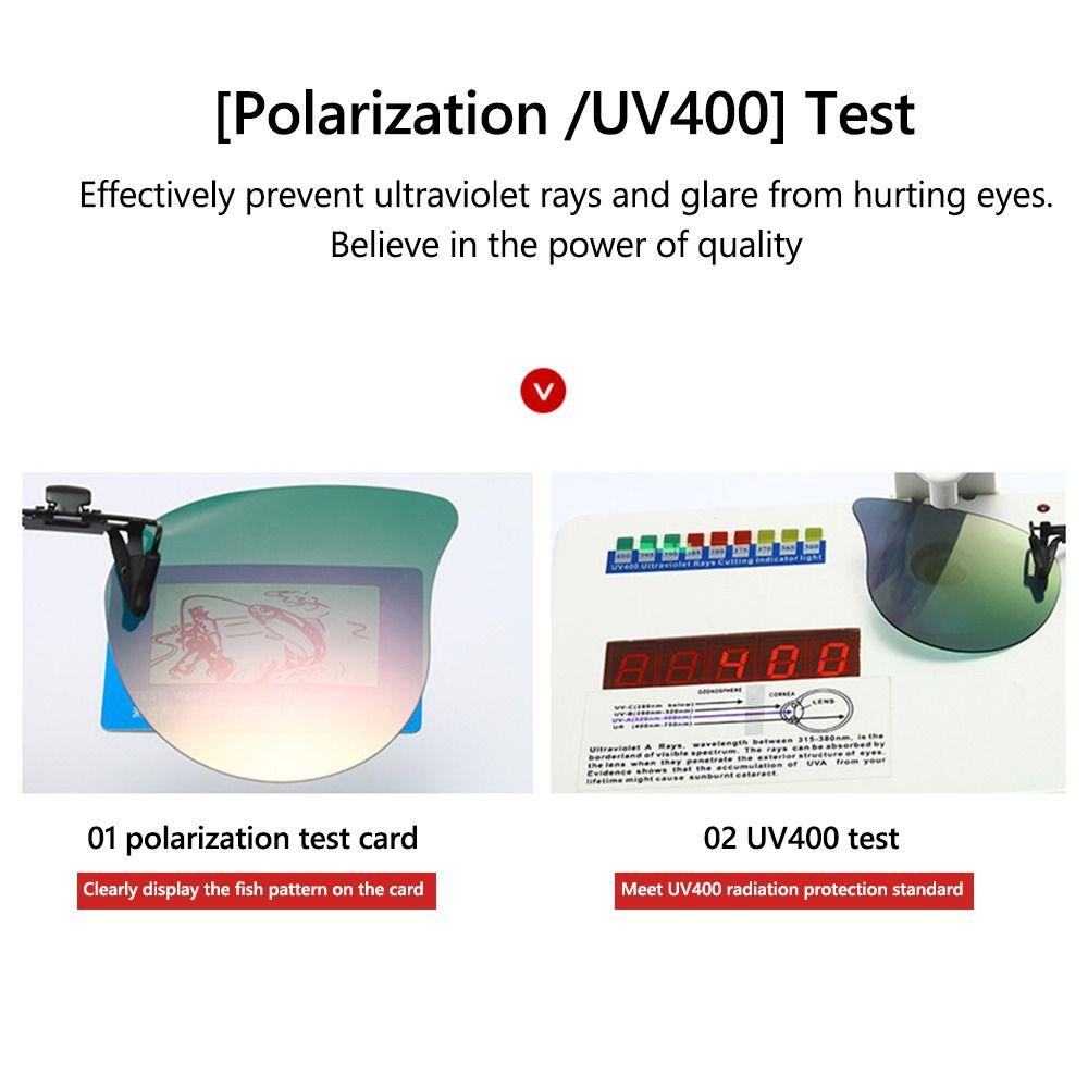 Ultra-Light Clip On Sunglasses Over Prescription Glasses Convenient Shades  for Women & Men
