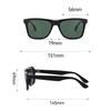 Men's Acetate Polarized Sunglasses: Big Frame, UV Protection for Driving & Fishing