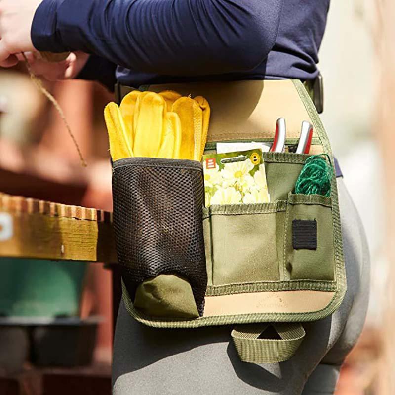 Tools Organizer Bag,Multi-functional Electrician Tools Bag Waist Pouch Belt Organizer Garden Tool Kits Waist Packs Oxford Cloth