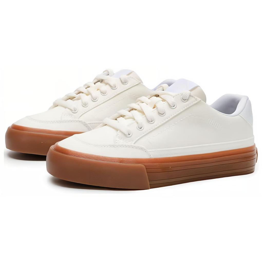 Puma Court Classic Series Durable Low-Top Sneakers Unisex Sneakers White 395020-16