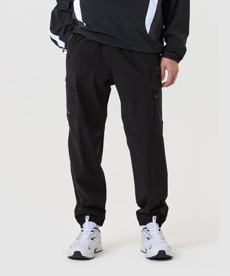UMBRO Active All-Round Stretch Zipper Cargo Jogger Pants Black (Uq121Spt31)