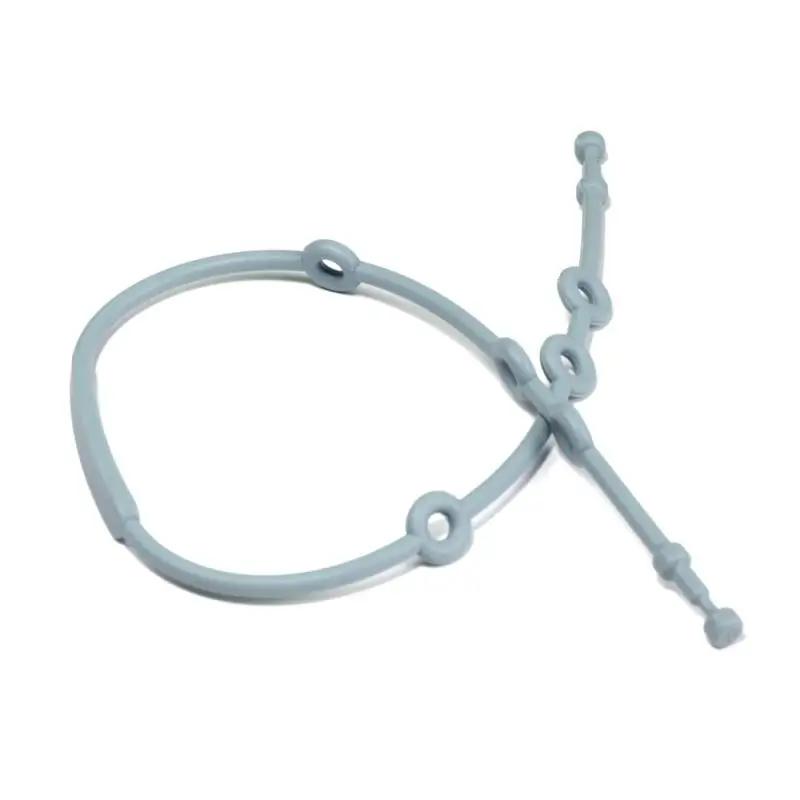1~2PCS New Silicone Toy Safety Straps Newborn Teething Soother Chew Dummy Chains Adjustable Baby Pacifier Clip Teether Straps