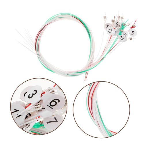 Ifundom Harp String Set, 15 Nylon Strings for Lyre Harp, for Boys, Girls, Adults, and Beginners, Rich Sound and Comfortable Handling