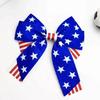 New Football Star Bow Hair Clips - Double Layer Sports Hairpins