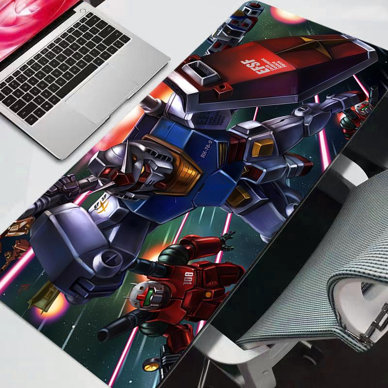 Anime Pad Mouse HD Print Computer Gamer Locking Edge Mousepad XXL Keyboard PC Mobile Suit Gundam Mice Mats Pad for Csgo