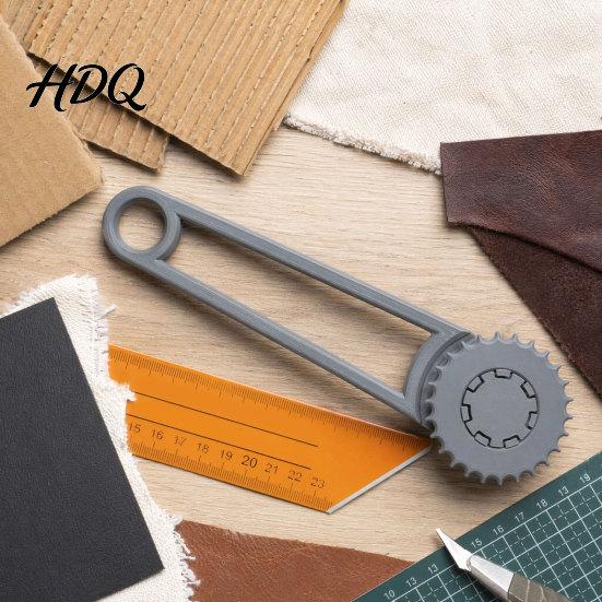 Serrated Gear Roller Cutter Cardboard Perforation Tool 3D Printed Paperboard Perforating Cutter