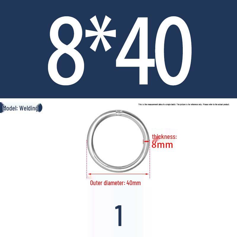 304 Stainless Steel Seamless O-Ring for Lifting and Hammock Yoga Connection