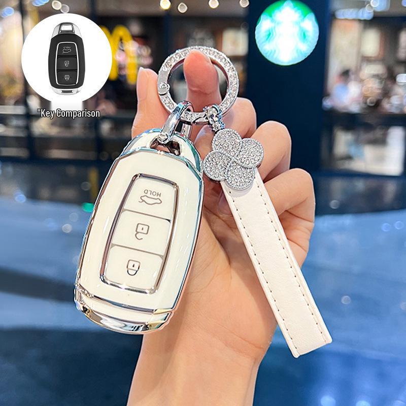 Modern ix35, Elantra ix25 Key Case: Compact Car Shell Buckle for Elantra, Lingdong, Mingtu, Langdong & Verna Models