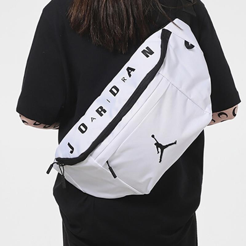 New Jordan Polyester Crossbody Bags Fanny Pack Regular Unisex White JD2123012GS-002