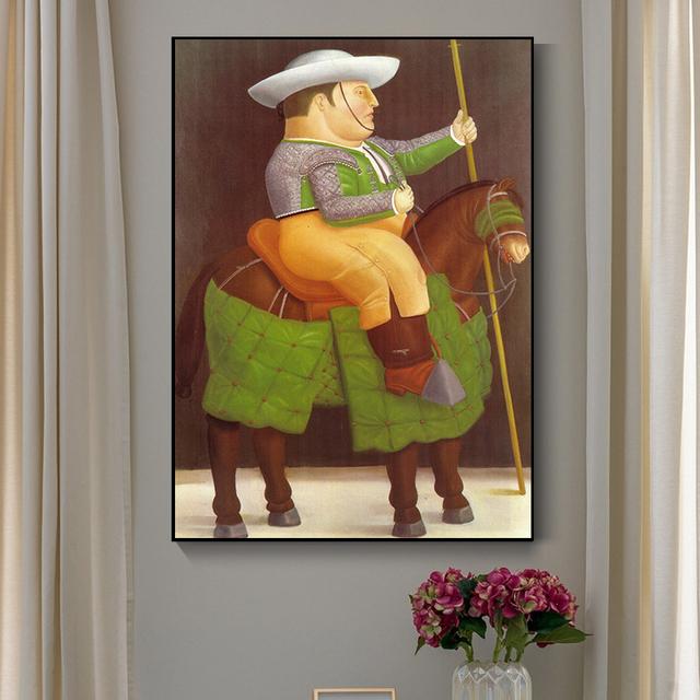 Kolekcja Fernando Botero Obrazy dekoracyjne Współczesne reprodukcje artystyczne i nowoczesne dekoracje ścienne do salonu Dekoracje ścienne na płótnie Malarstwo bez ramki
