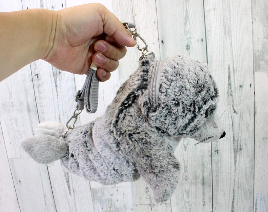 Takeoff Little Sack Zoo Spotted Seal Plush Toy