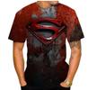 Summer Fashion Cool Superhero 3D Printed Men's T-Shirt Neutral Casual Retro Short Sleeve
