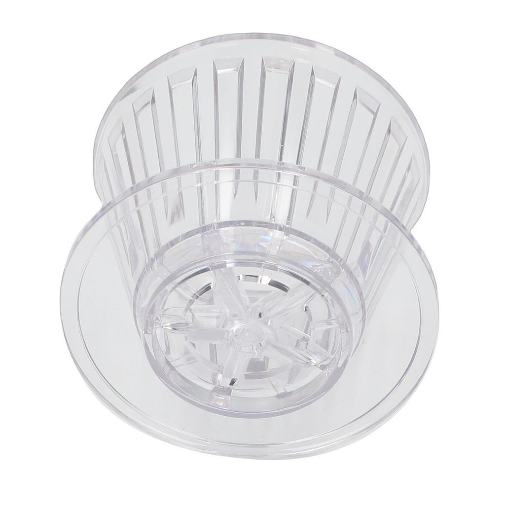 Coffee Dripper PC Clear Flat Bottom Pour Over Coffee Dripper Easy To Clean for Brewing