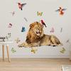 Tree Cartoon Animal Dinosaur Butterfly Wall Stickers, Living Room Bedroom Kids Room Decor, Self-Adhesive Wall Art