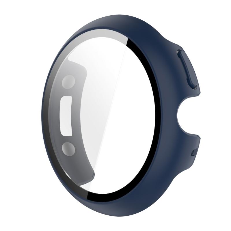 Coque Skin Résistante aux Rayures Pour Montre 4 41mm 45mm Coque Cadre Coque Protection Écran Imperméable Housse Anti-poussière Verre PC