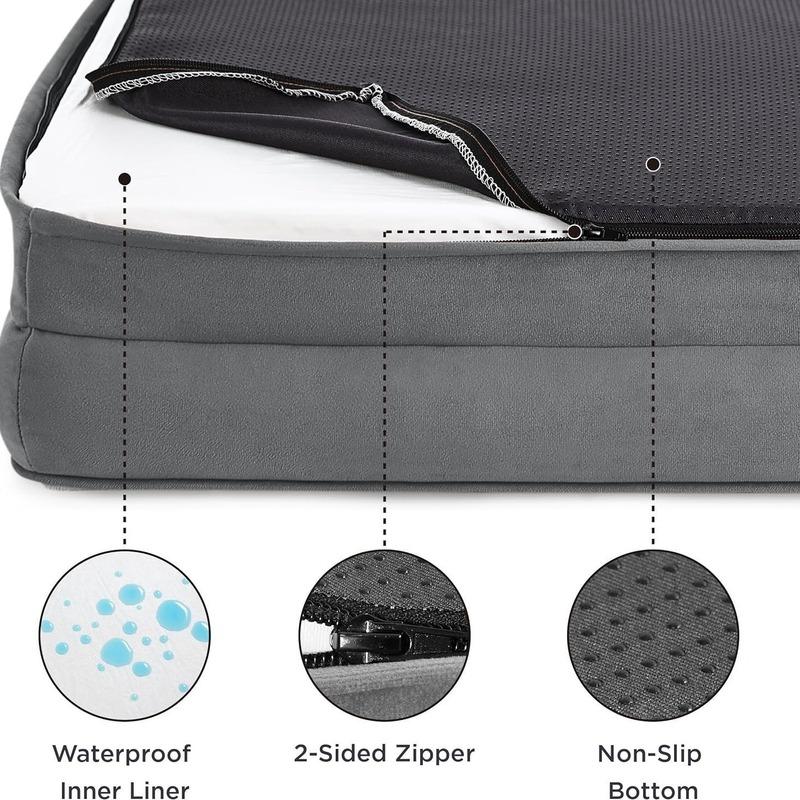 Winter Pet Dog Bed Sofa Deep Sleep Memory Foam Dog Bed Small Medium Large Square Thickened Warm Mat Kennel Dog Products