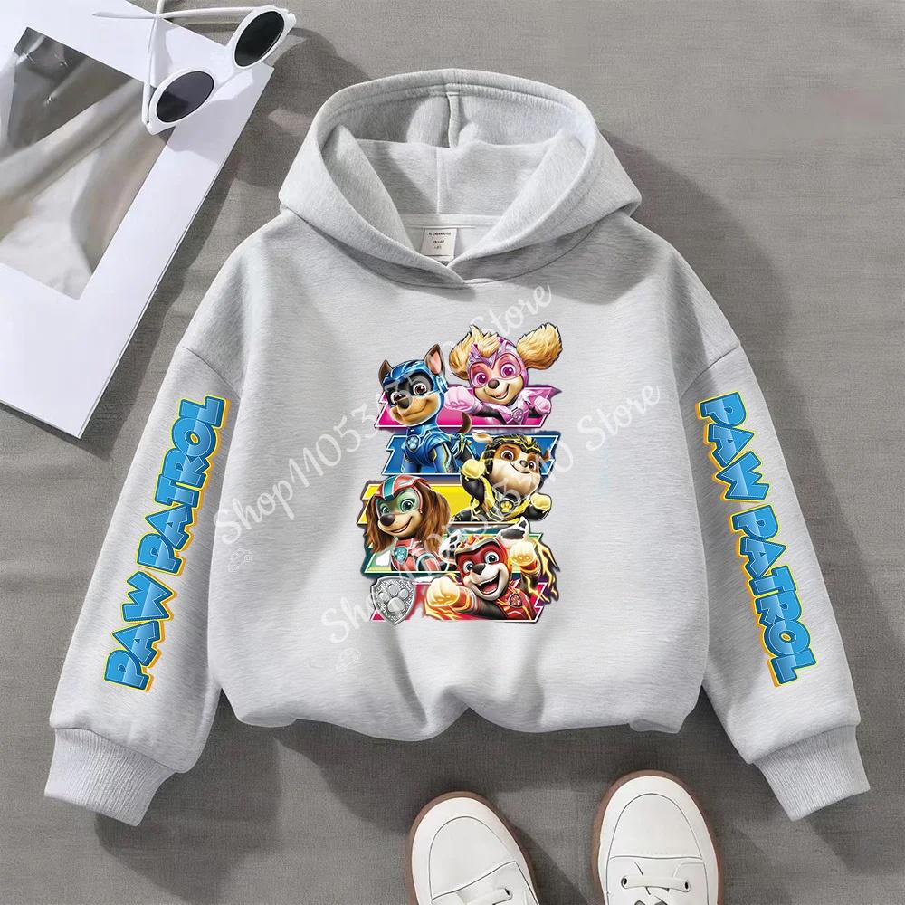 PAW Patrols Cartoon Chase Skye Kids Sweatshirt Printed Hoodie Trendy Long Sleeve Hoodies Girls Tops Clothing Boys Clothes Gifts