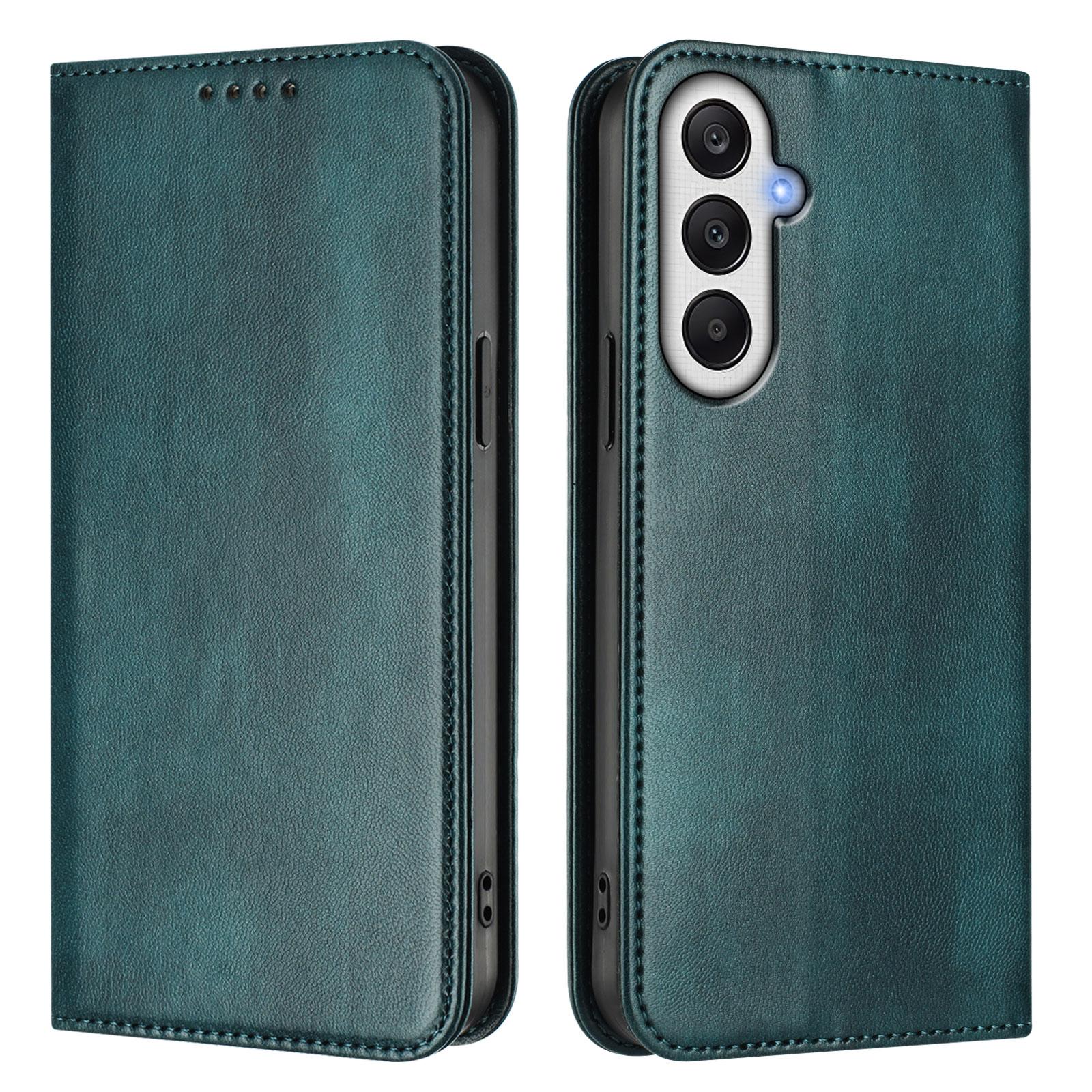 

For Samsung Galaxy A05s 4G Wallet Cases Retro Texture RFID Blocking Leather Phone Cover Dark Green