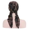 New fashion Muslim hijab caps for women Leopard print arab wrap head scarf hijab underscarf caps turbante mujer