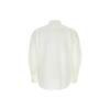 Stone Island Button-Down Collar Letter Print Long Sleeve Shirt Men shirts White 801511701-V0001